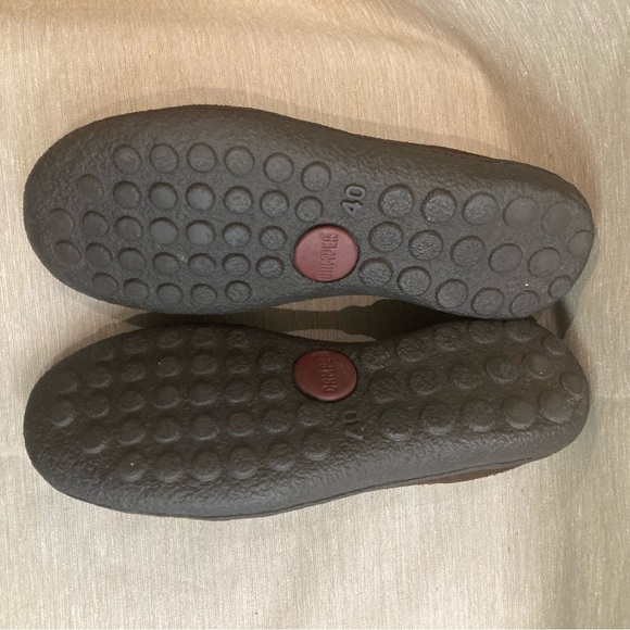 CAMPER  Sz 40 Suede Comfort Rubber Sole Slip On Loafer Flats - Picture 6 of 11